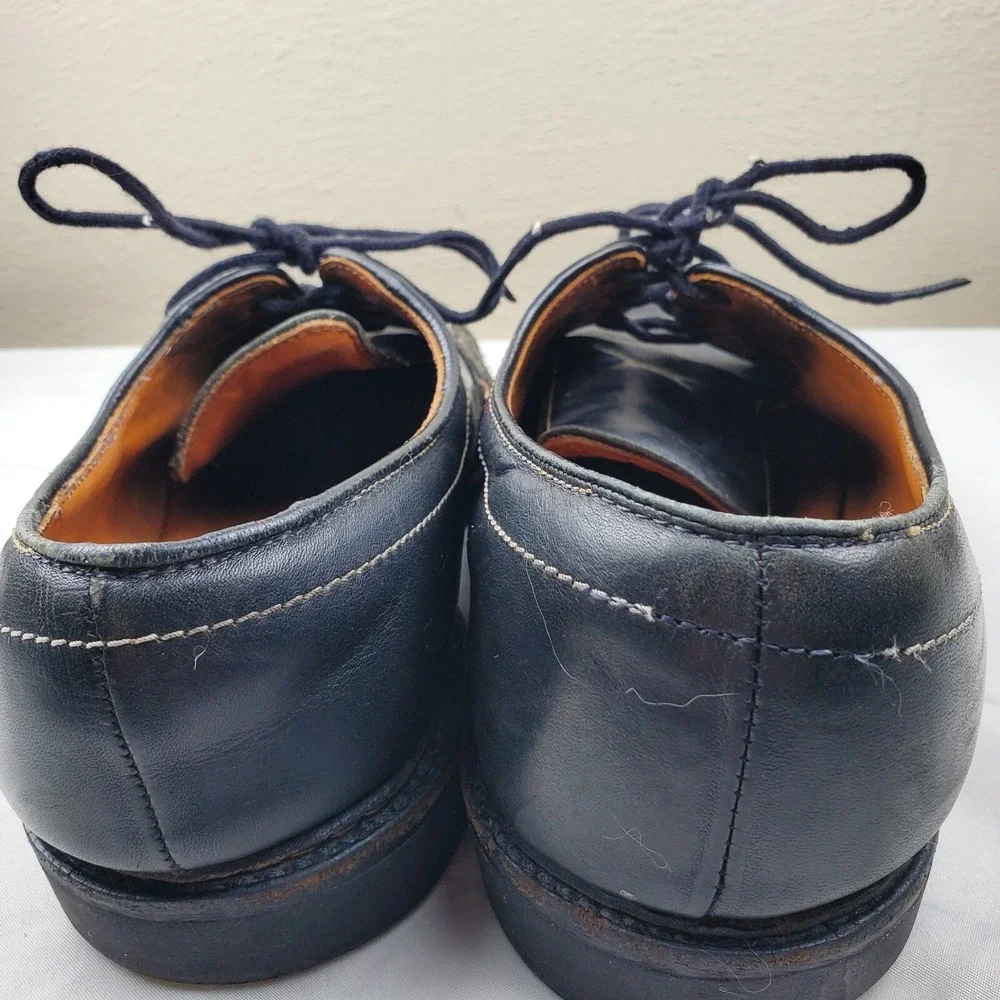Mens Allen Edmonds Mapleton Black Leather‎ Shoes Size 9.5 D
